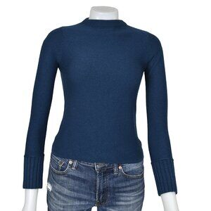 Club Monaco Wool Sweater Blue Long Sleeve Size XXS